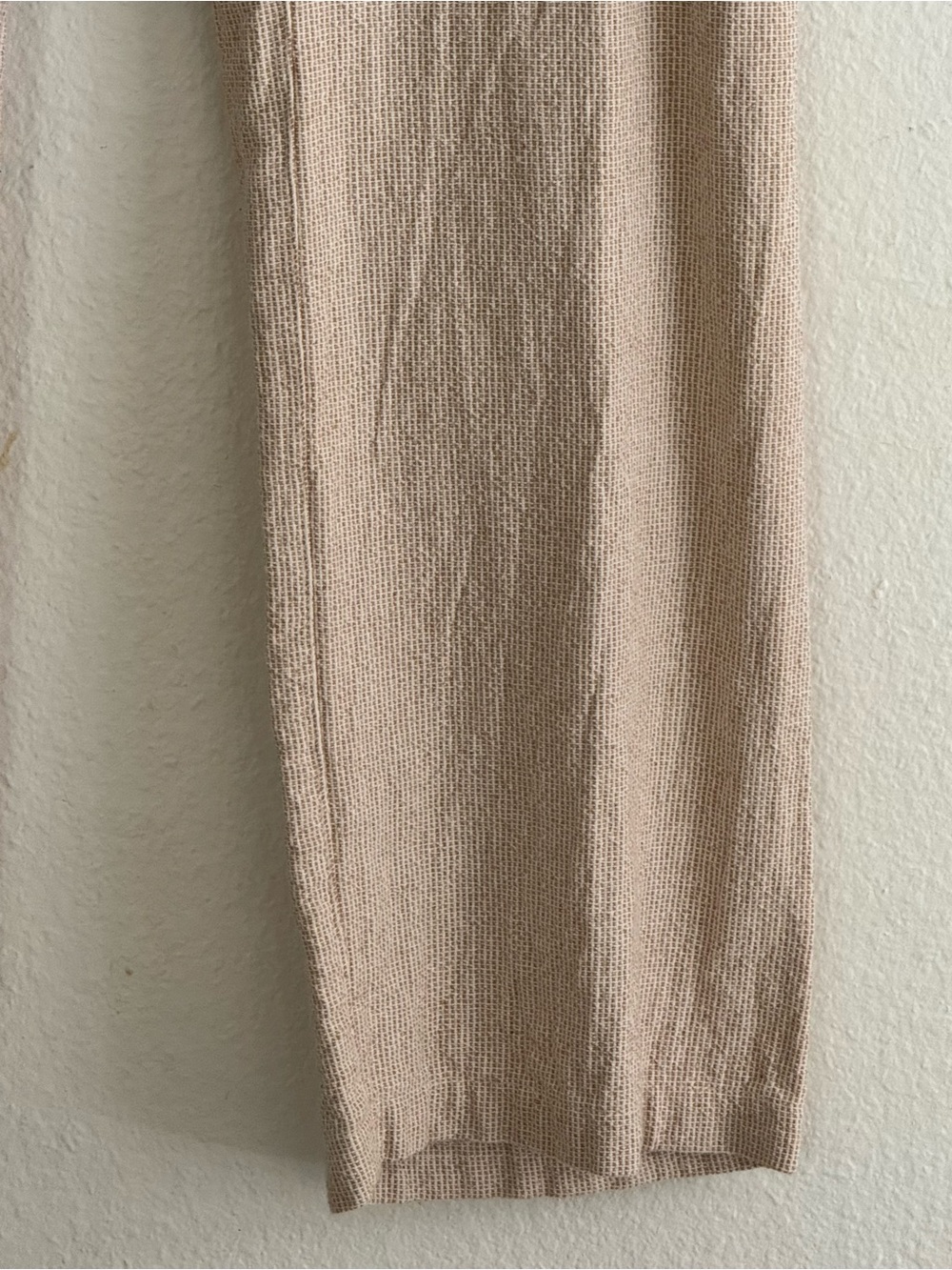 Organic Natural Cotton Tan Pants - Picture 4 of 5